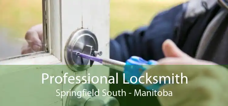 Professional Locksmith Springfield South - Manitoba
